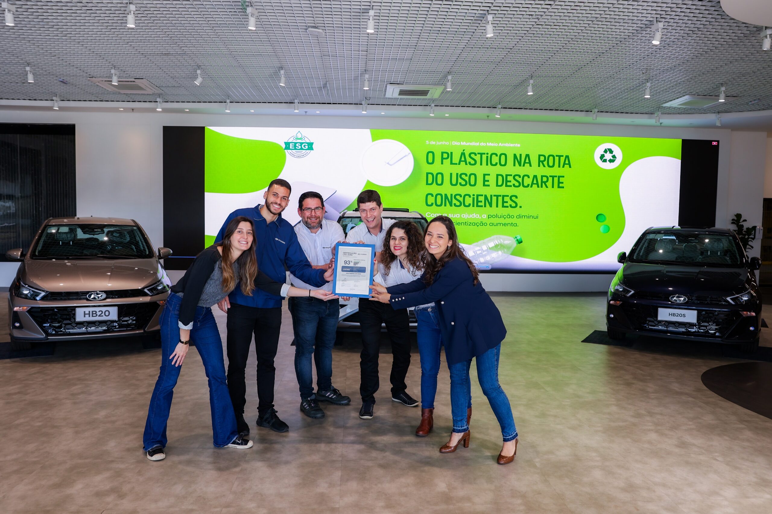 Hyundai é primeira montadora certificada para Lixo Zero no Brasil